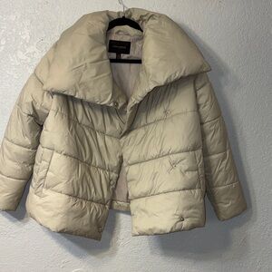 Banana Republic Beige Puffer Jacket
